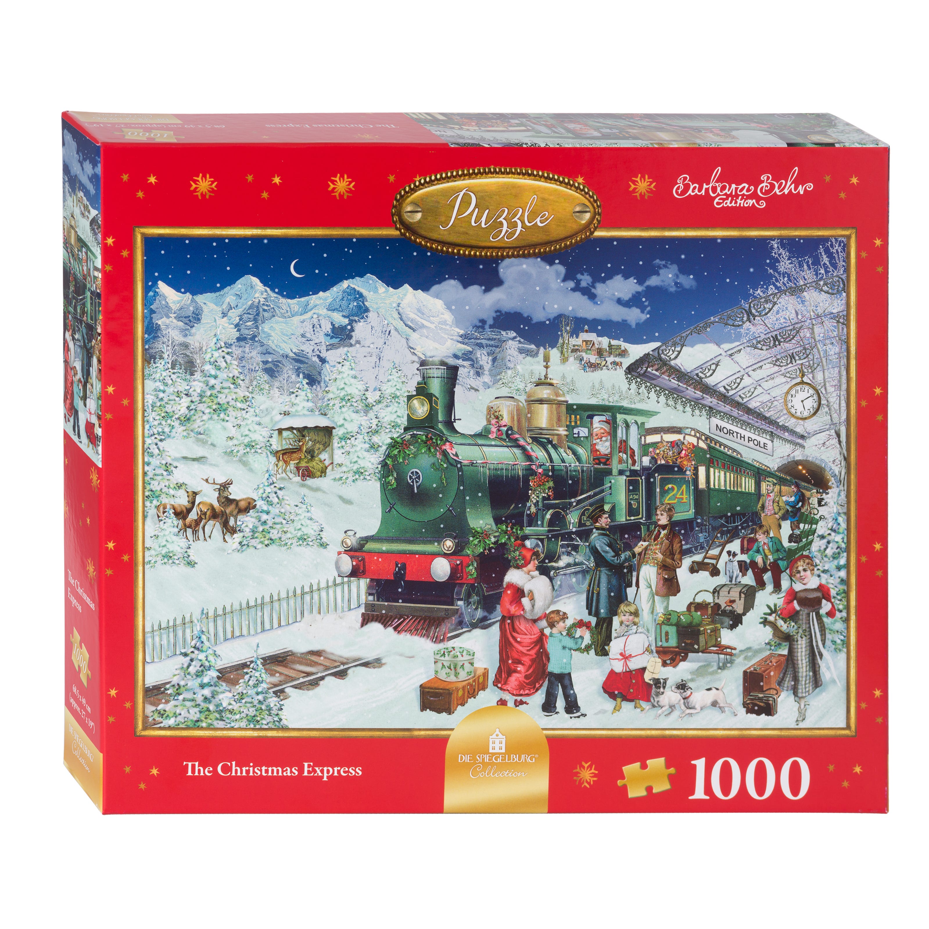 Polar express puzzle train set store