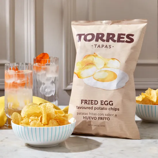 Torres Fried Egg Crisps, 125g product image