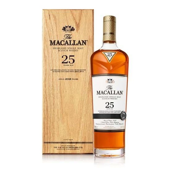Macallan Sherry Oak 25 Year Old Whisky, 70cl product image