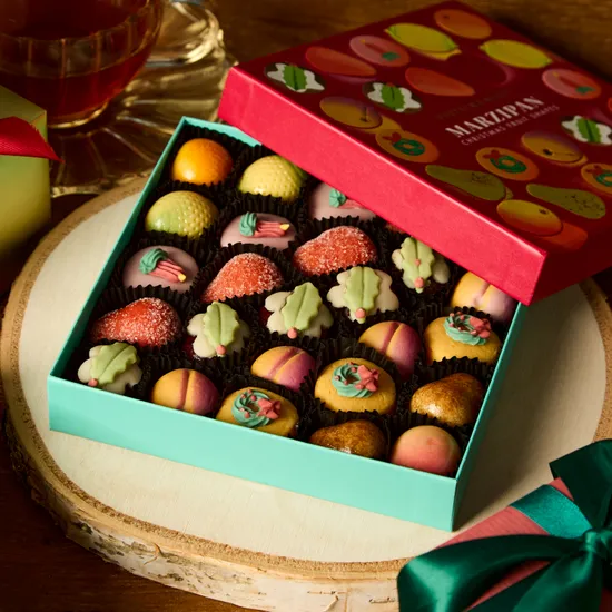 Christmas Marzipan Fruits Selection Box, 275g product image