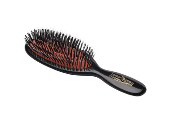 Mason Pearson Pocket Bristle & Nylon Hairbrush in Dark Ruby