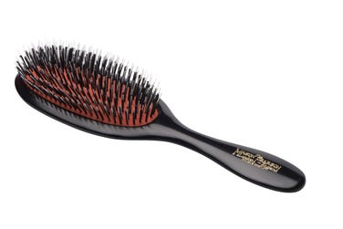Mason Pearson Handy Bristle & Nylon Hairbrush in Dark Ruby