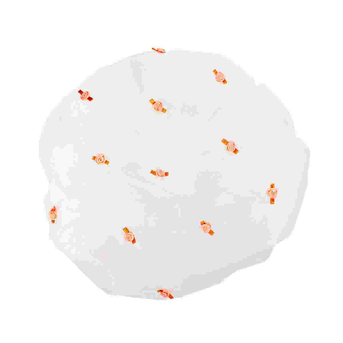 Audrey Green Silk Roses Shower Cap