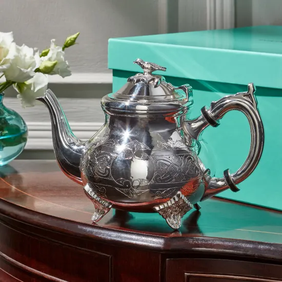 Fortnum's Silver Plated Louis Phillipe Teapot product image