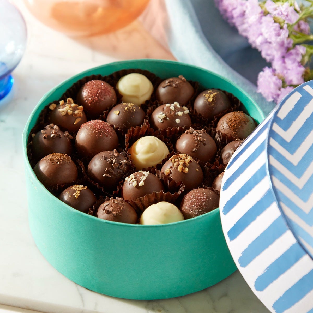 Alcohol-Free Truffle Selection, 590g, Fortnum & Mason