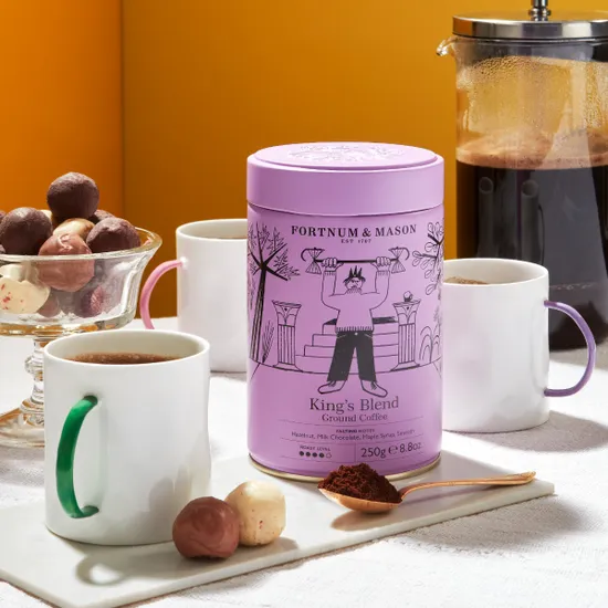 King's Blend Ground Coffee Tin, 250g product image