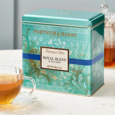Royal Blend, 50 Tea Bags, 100g Tin