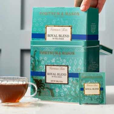 Royal Blend, 50 Tea Bags, 100g Tin