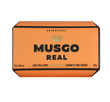 Claus Porto Musgo Real Rope Body Soap, Orange Amber, 190g