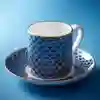 Fortnum's Coffee Cup & Saucer, Blue