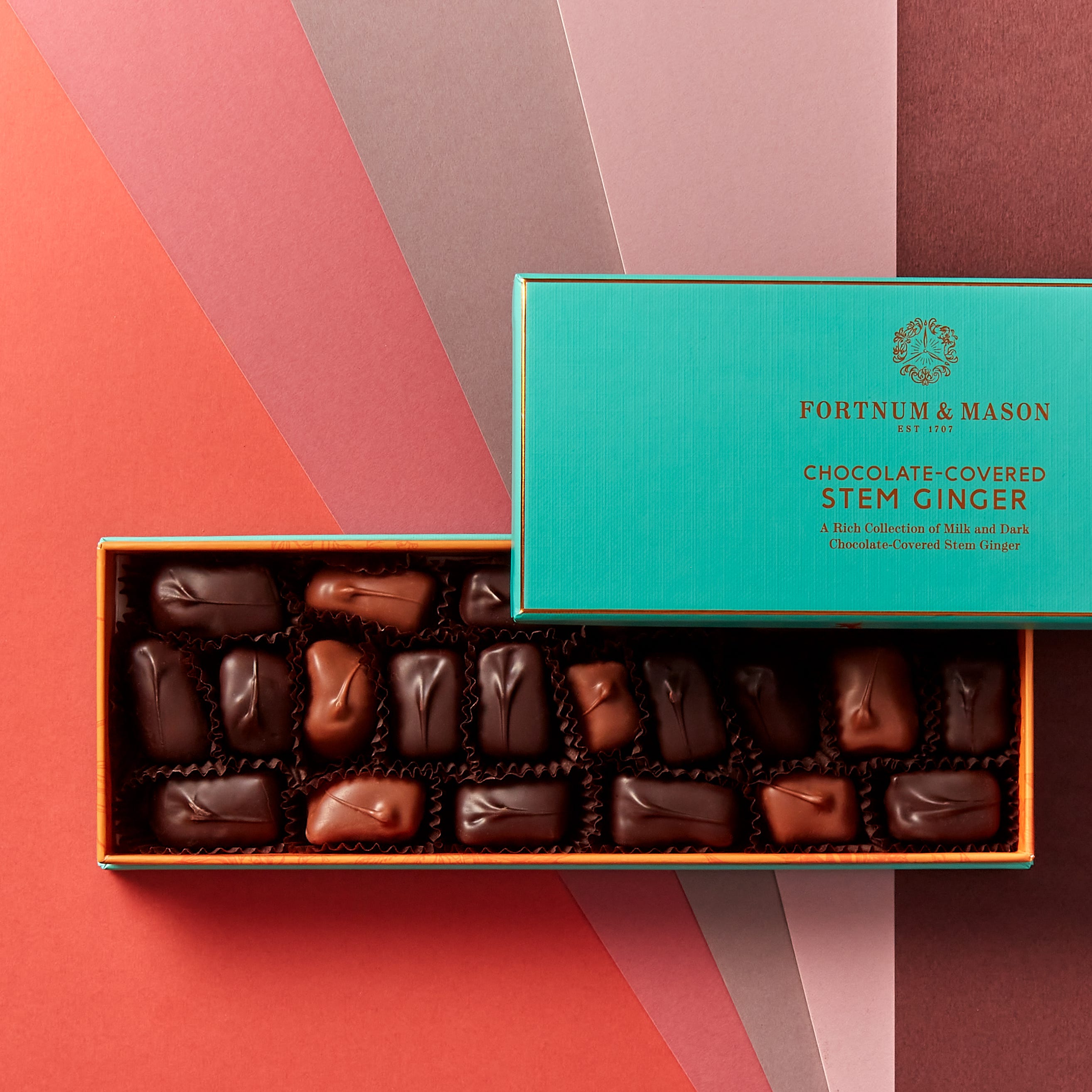 Fortnum's Chocolate-Covered Stem Ginger, 250g product image
