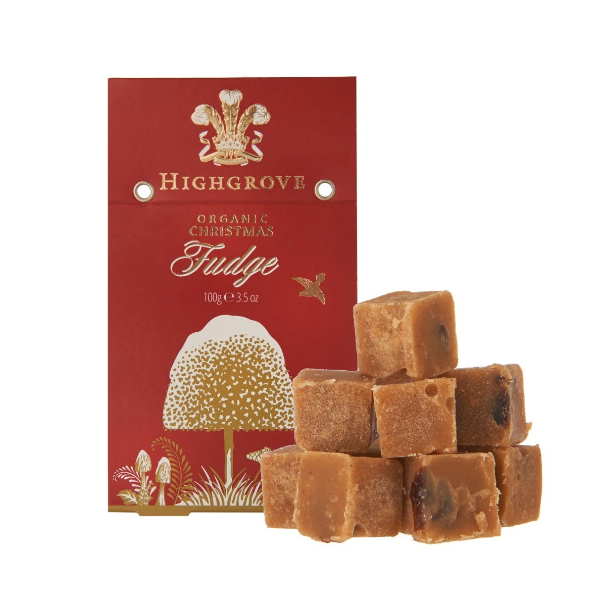 Highgrove Organic Christmas Fudge, 100g