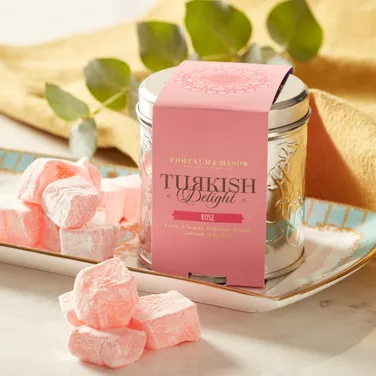 Fortnum's Rose Turkish Delight Tin, 125g