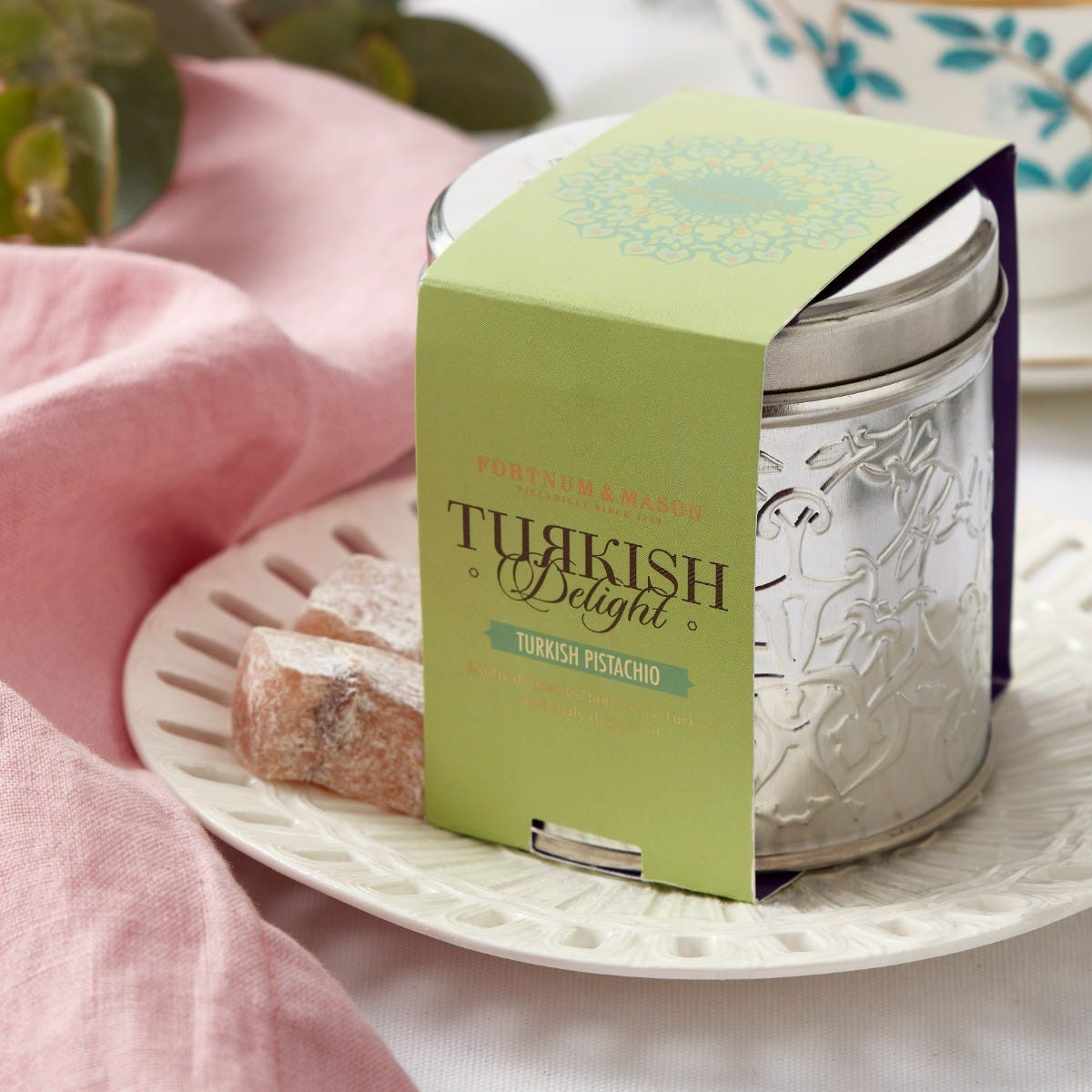 Fortnum's Pistachio Turkish Delight Tin, 125g product image