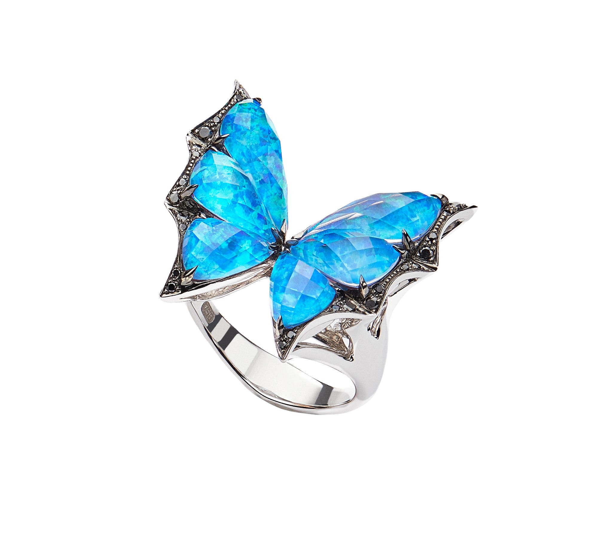Stephen Webster Fly By Night Black Opal Ring