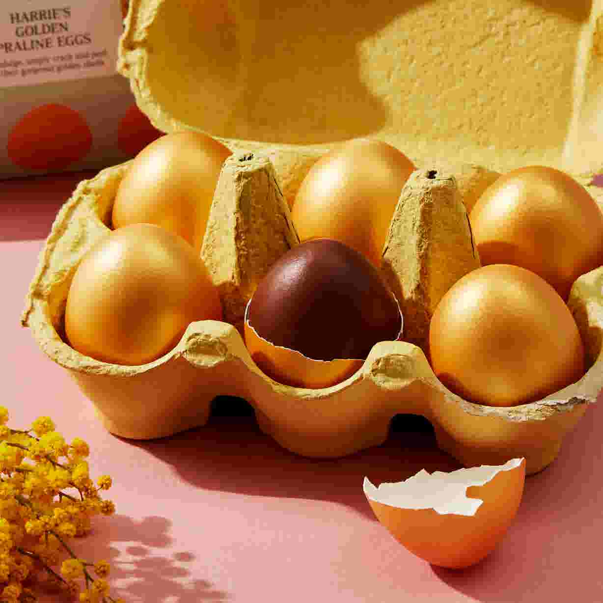 Harrie’s Golden Praline Eggs, 300g