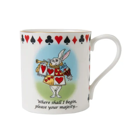 Halcyon Days Alice In Wonderland White Rabbit Mug product image