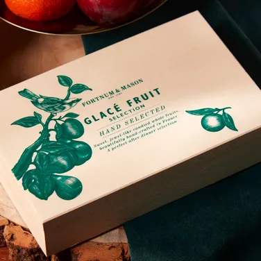 Glacé Fruit Selection in Wooden Box, 400g