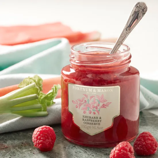 Raspberry & Rhubarb Conserve, 195g product image