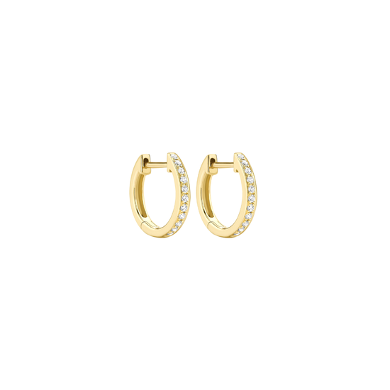 Kiki McDonough, Mini Hoop Diamond Earrings product image