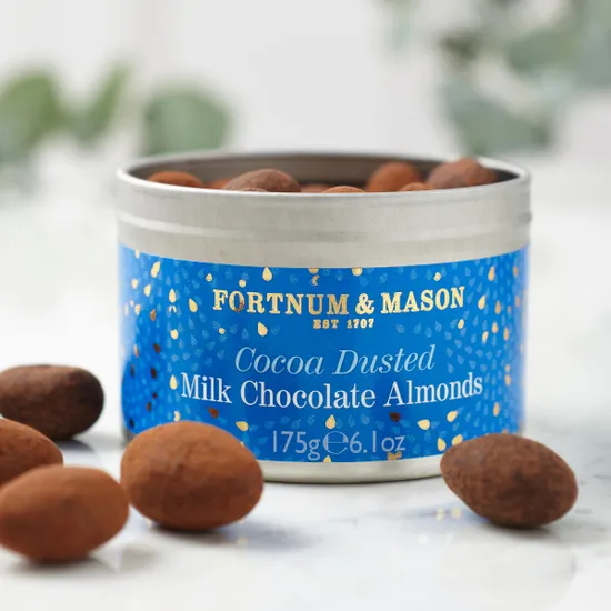 Cocoa Dusted Milk Chocolate Almonds, 170g product image