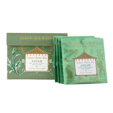 Assam TGFOP, 15 Whole Leaf Silky Tea Bags, 37.5g