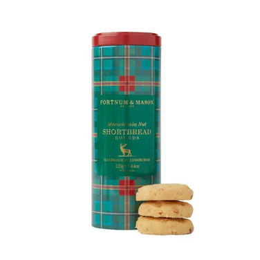 Fortnum’s Macadamia Nut Shortbread Rounds, 125g