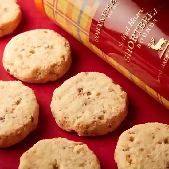 Fortnum’s Salted Hazelnut Shortbread Rounds, 125g product image
