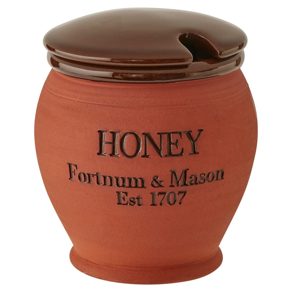 Terracotta Honey Pot