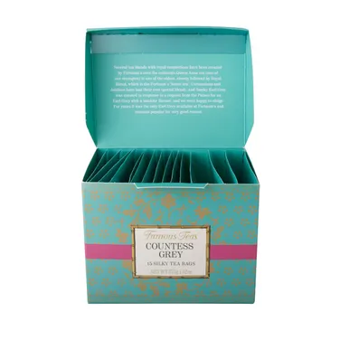 Countess Grey, 15 Whole Leaf Silky Teabags, 37.5g