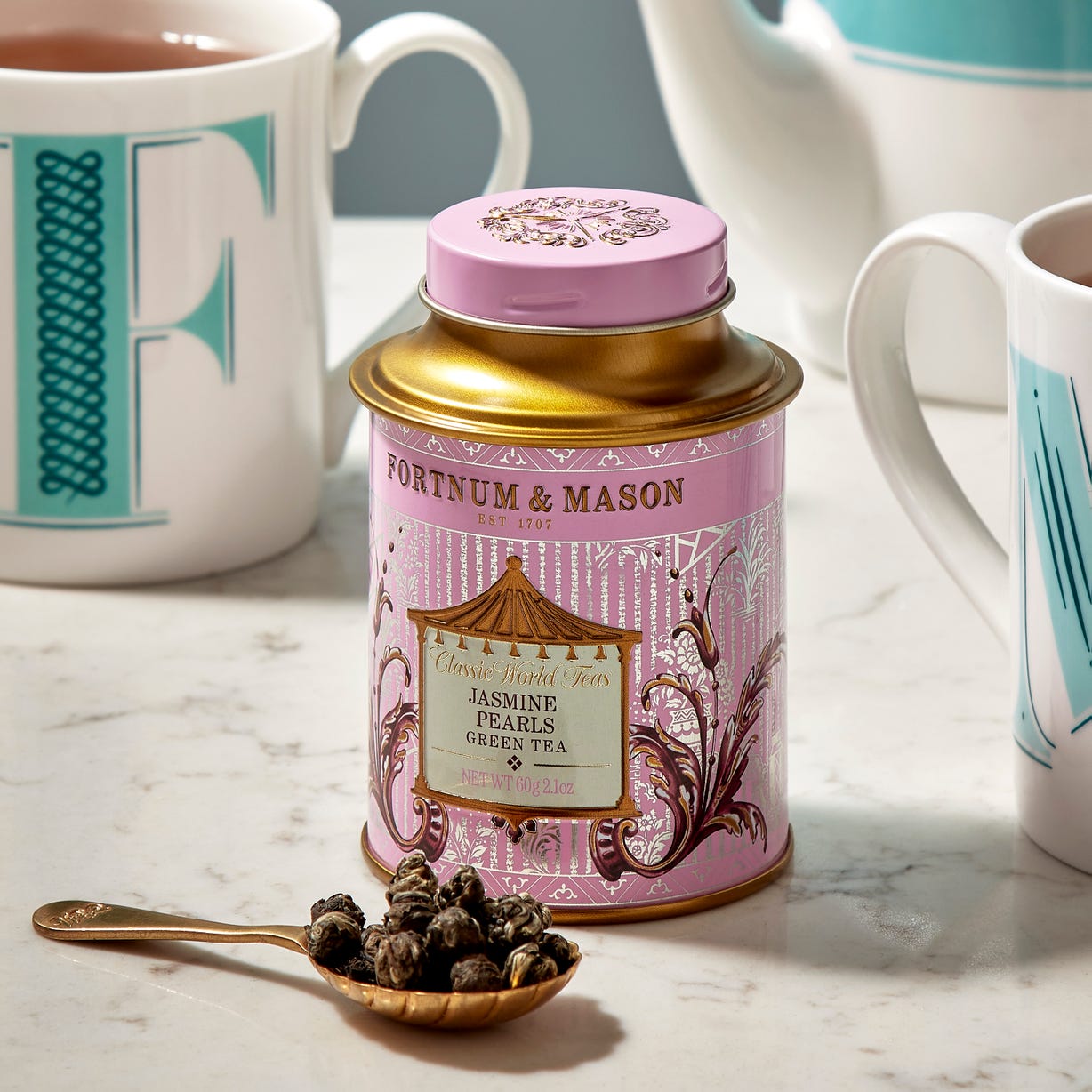 Jasmine Pearls Loose Leaf Tea Tin, 60g