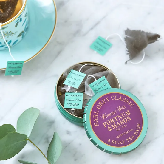 Earl Grey Pocket Tin, 5 Whole Leaf Silky Tea Bags, 12.5g product image