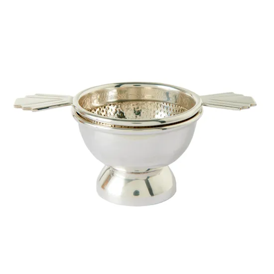 Fortnum's Art Deco Double-Handled Tea Strainer product image