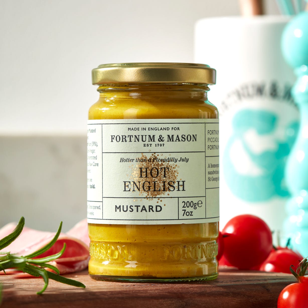 Hot English Mustard, 200g