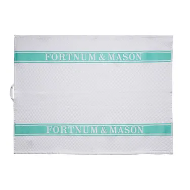Fortnum's Waffle Tea Towel, Eau de Nil