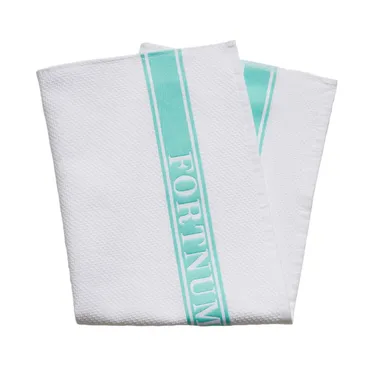 Fortnum's Waffle Tea Towel, Eau de Nil
