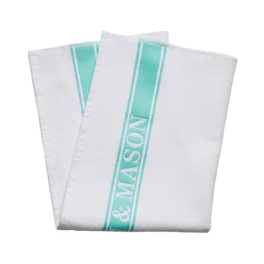 Fortnum's Waffle Tea Towel, Eau de Nil