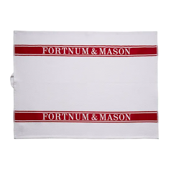 Fortnum's Waffle Tea Towel, Red product image