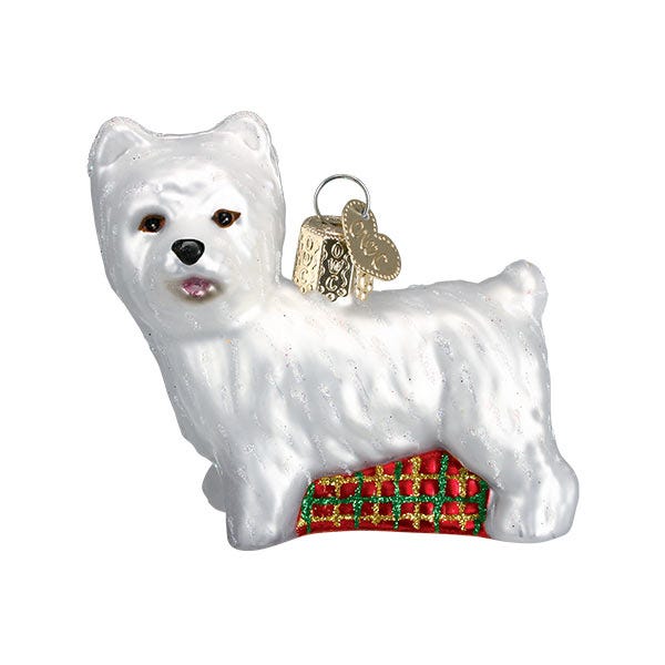 Westie Christmas Decoration