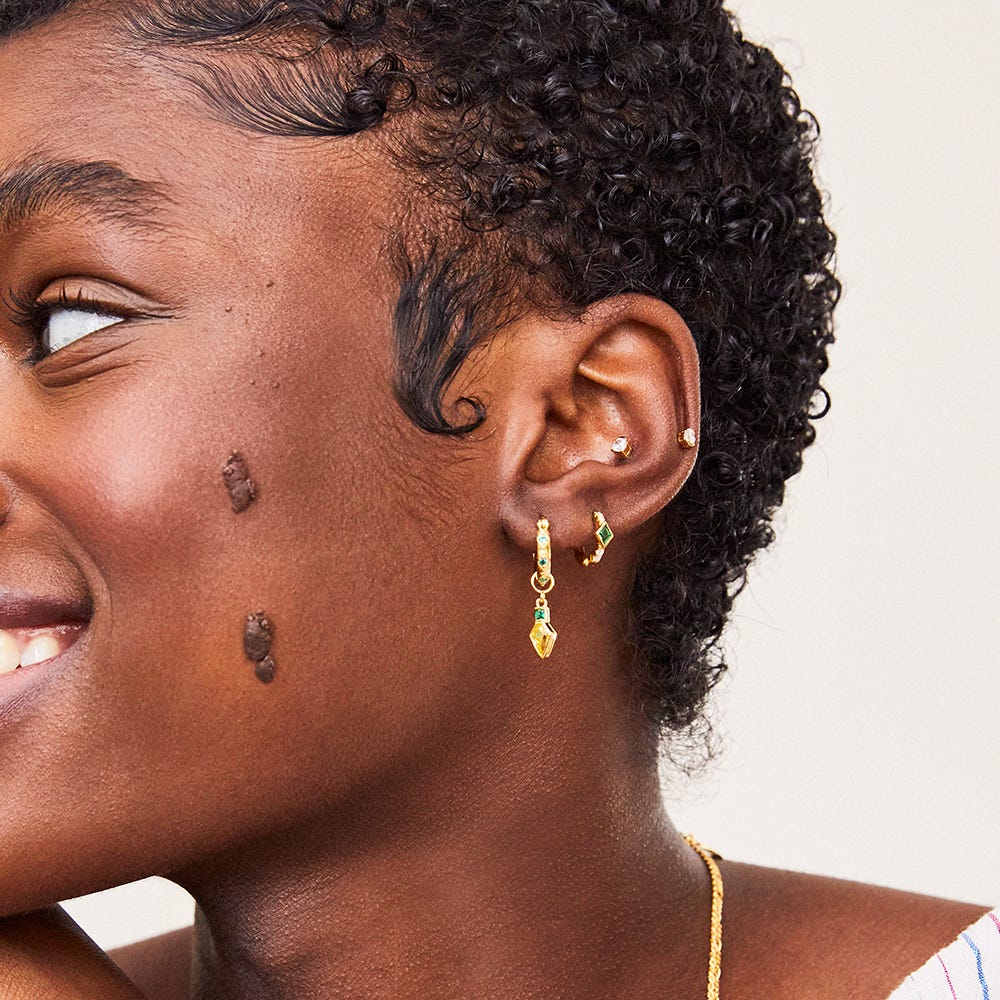 Laura Vann Ophelia Circle Stud Earrings