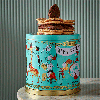 Musical Birthday Biscuit Tin, 475g