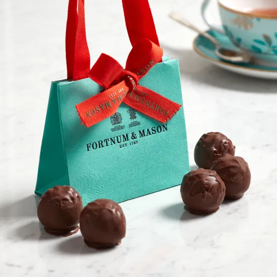 Fortnum & Mason Mini Shopper with Chocolate Truffles, 65g product image