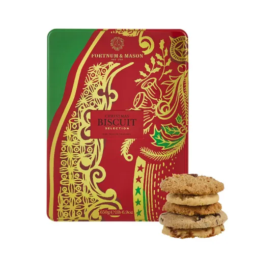 Christmas Biscuit Selection Tin, 650g product image