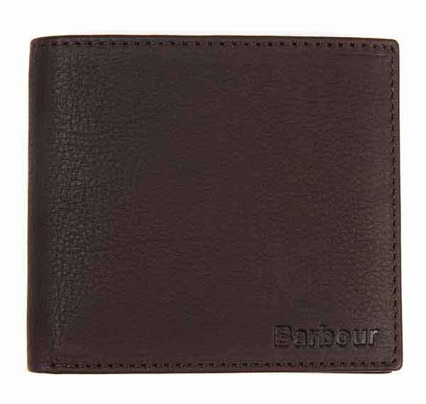 Barbour wallet with shop coin holder