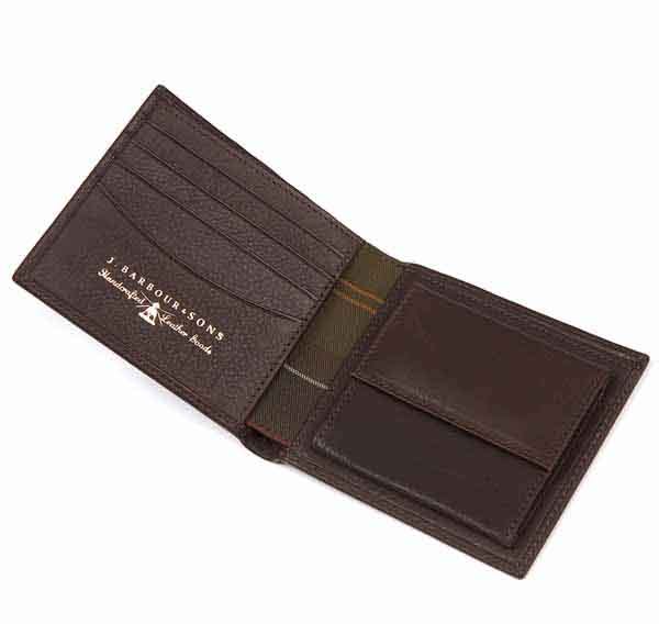 Barbour wallet with coin on sale holder