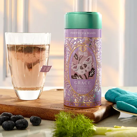 Grace Botanical Infusion Tin, 15 Silky Tea Bags, 37.5g product image
