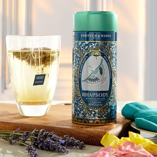 Rhapsody Botanical Infusion Tin, 15 Silky Tea Bags, 37.5g product image