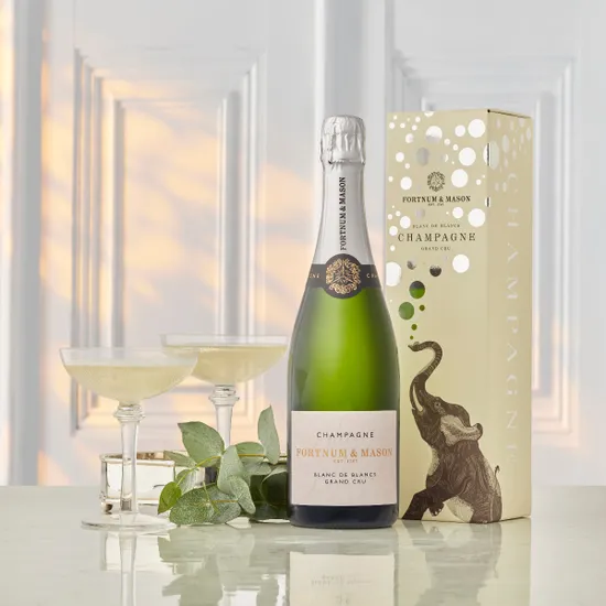 Fortnum's Blanc de Blancs Champagne Gift Box NV, Hostomme, 75cl product image
