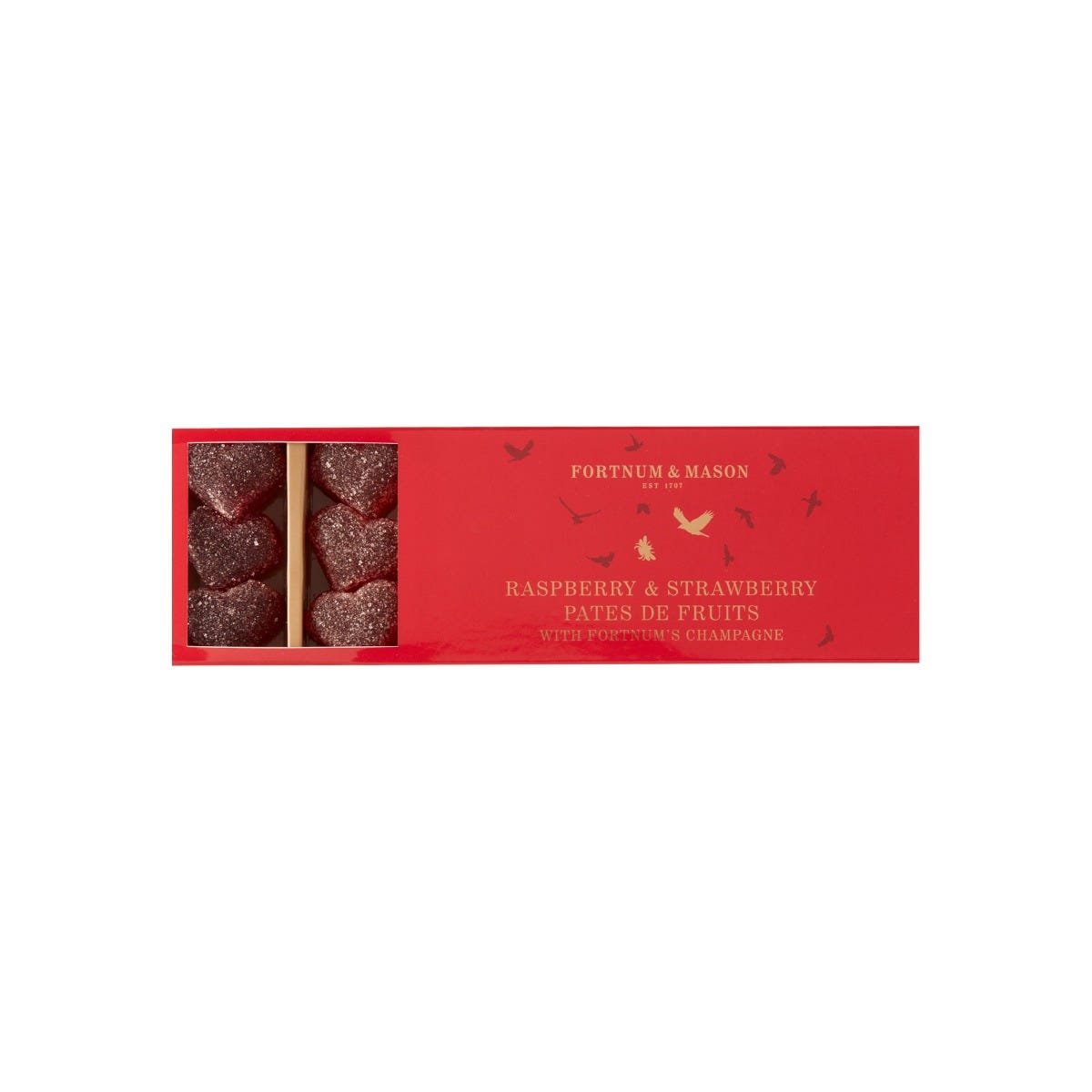 Valentines Pates De Fruits with Fortnum's Champagne
