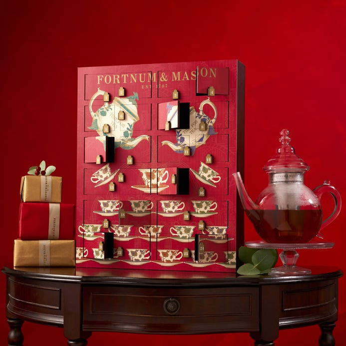 Christmas Rare Tea Wooden Advent Calendar
